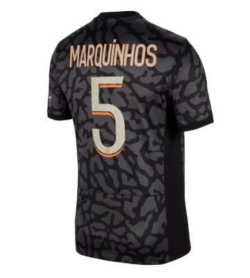 Paris Saint-Germain Marquinhos #5 Tercera Equipación 2023-24 Manga Corta